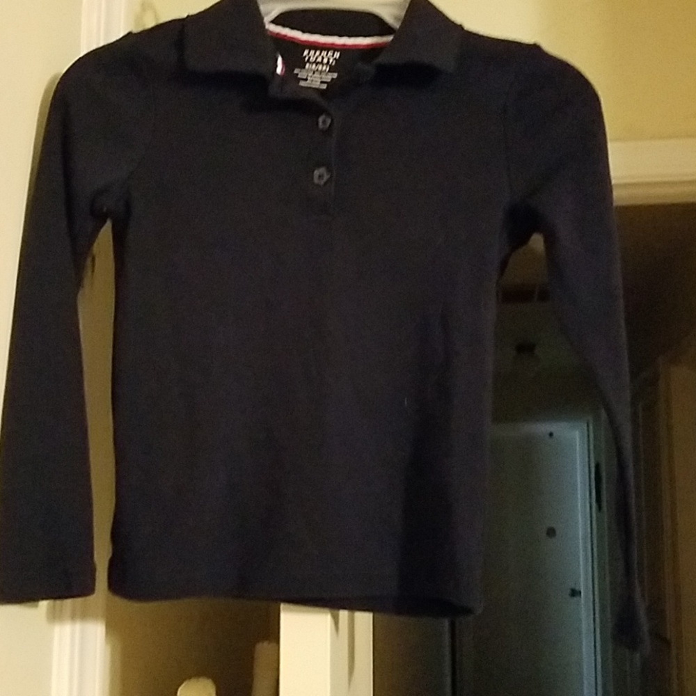 TWO Long sleeve school uniform/polo shirts